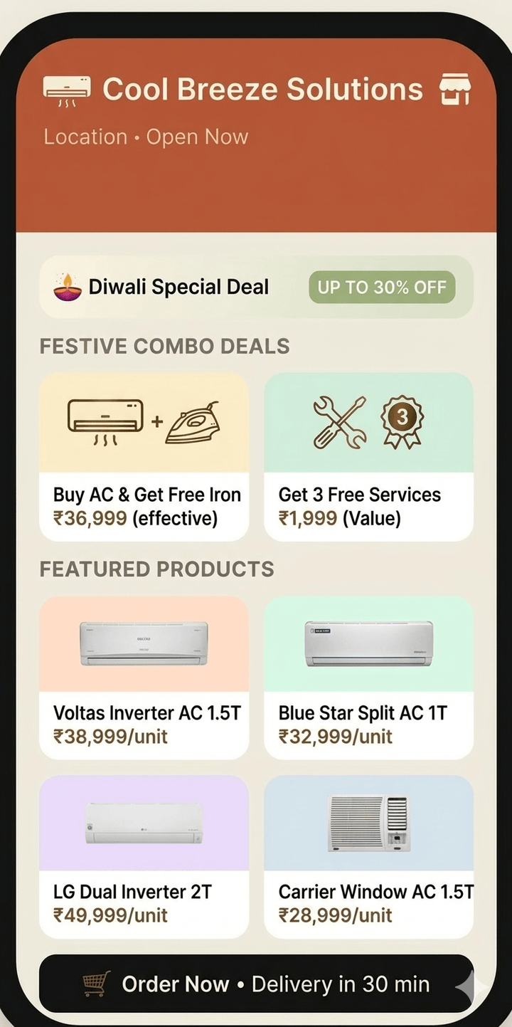 Footwear Shop Interface